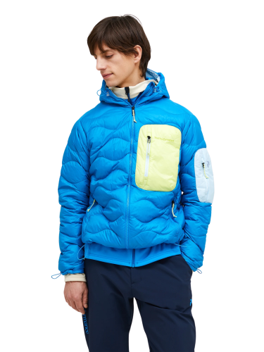 Kurtka Peak Performance puchowa męska Helium Utility Down Hood Jacket niebieska