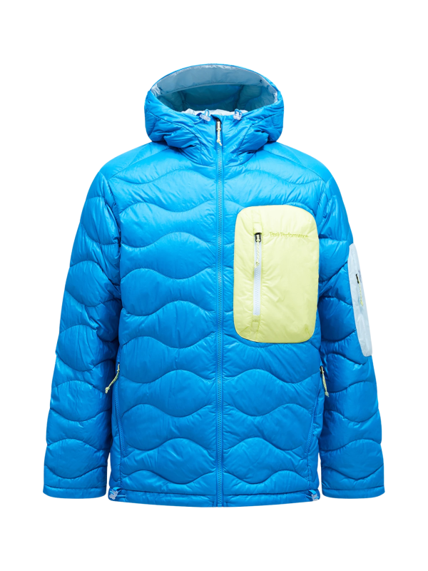 Kurtka Peak Performance puchowa męska Helium Utility Down Hood Jacket niebieska