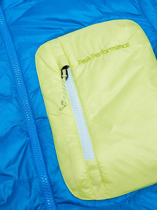 Kurtka Peak Performance puchowa męska Helium Utility Down Hood Jacket niebieska
