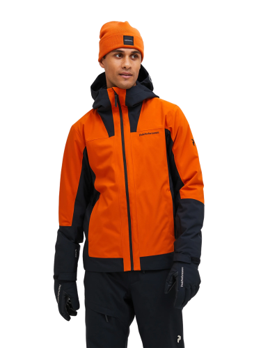 Kurtka Peak Performance męska Rider Tech Insulated Jacket pomarańczowa