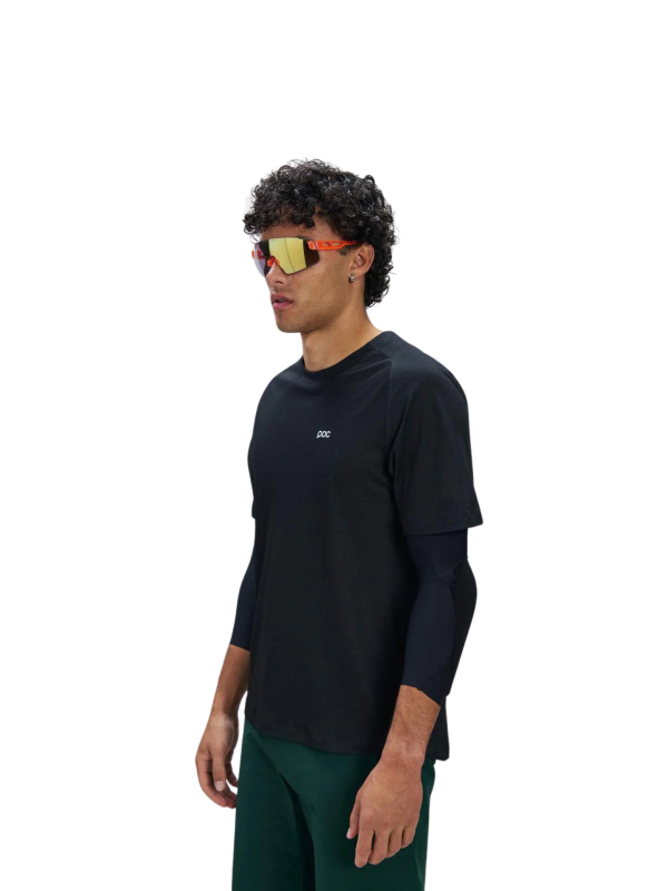 Koszulka rowerowa męska POC Motion Air czarna