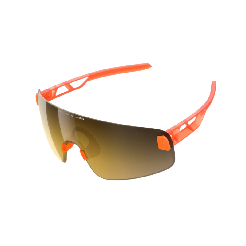 Okulary rowerowe POC Elicit Toric Fluo. Orange Translucent/Clarity Road/Partly Sunny Gold