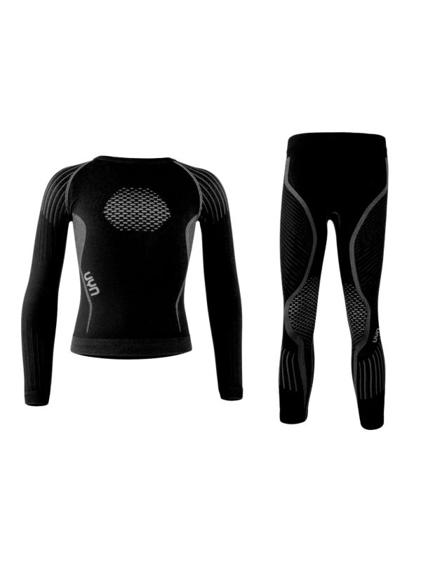 Bielizna Termoaktywna UYN Visyon Junior UW Set Czarna