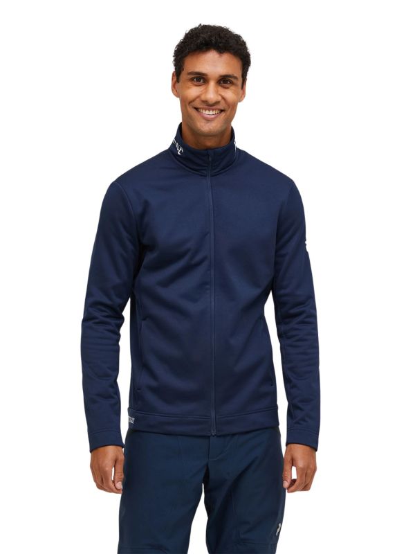 Bluza Peak Performance męska Rider Tech Zip Jacket granatowa