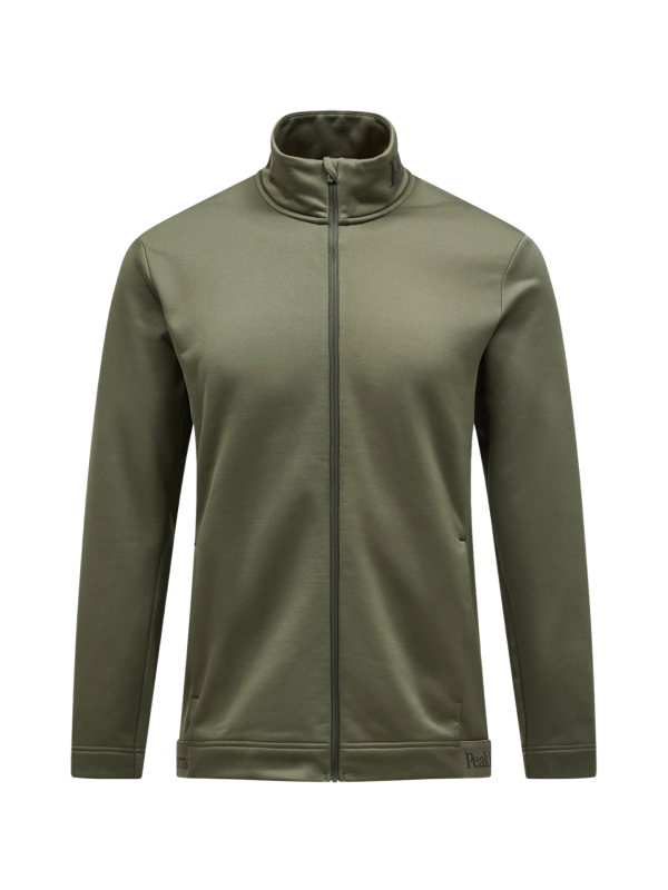 Bluza Peak Performance męska Rider Tech Zip Jacket zielona