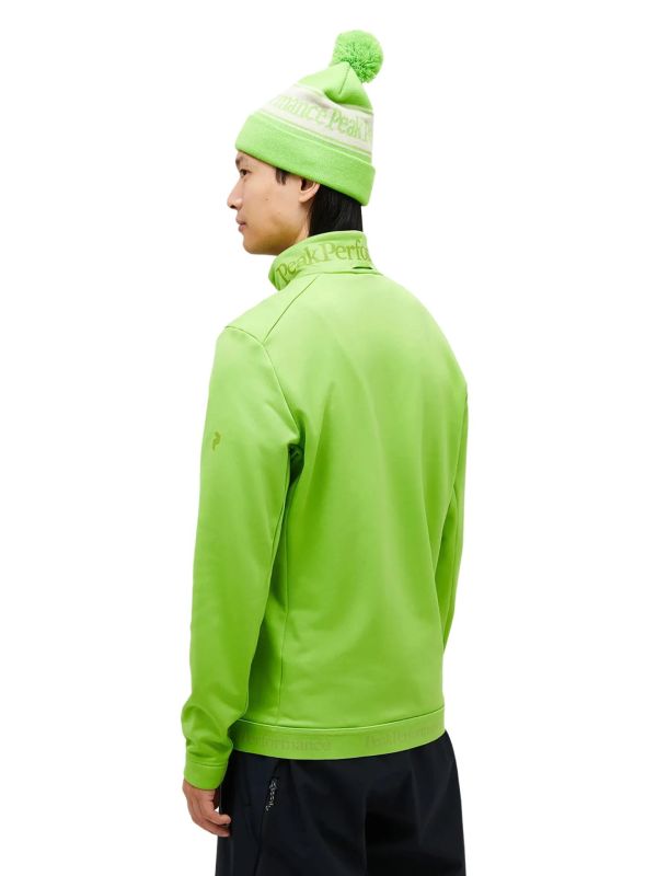 Bluza Peak Performance męska Rider Tech Zip Jacket jasnozielony