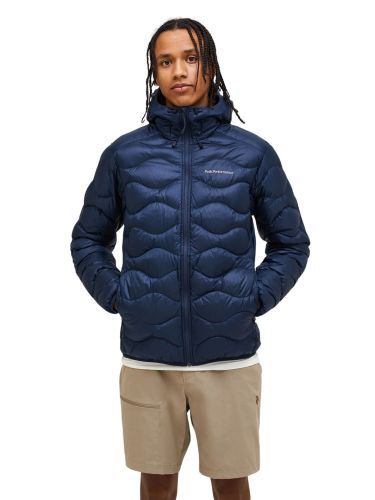 Kurtka Peak Performance puchowa męska Helium Down Hood Jacket granatowa