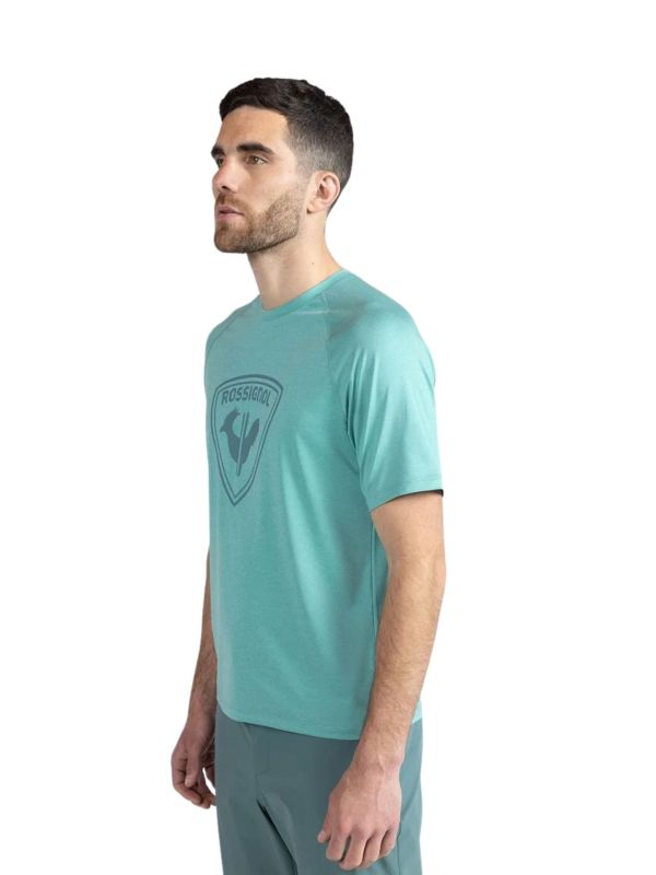 Koszulka męska Rossignol Westweg Shield niebieska