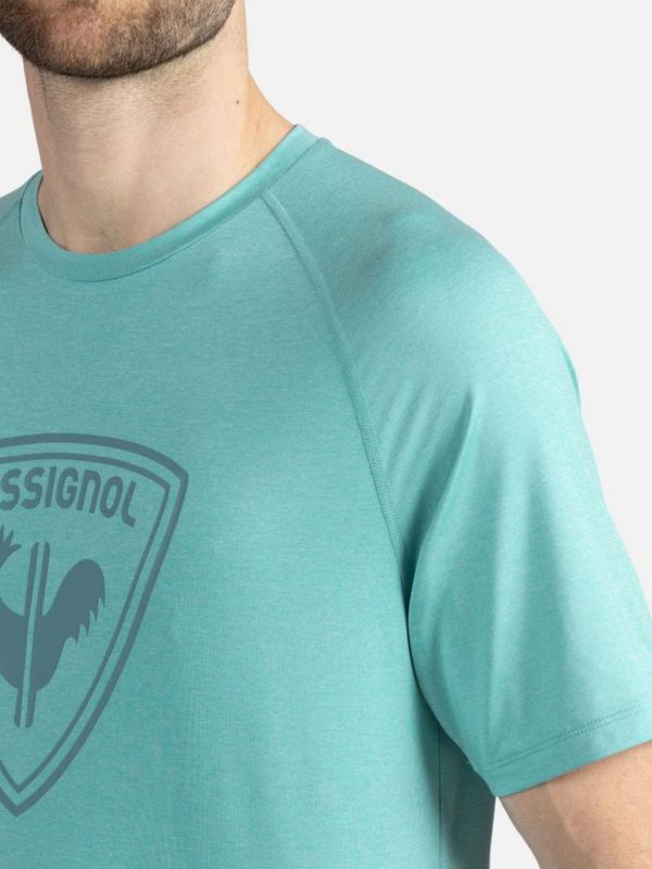Koszulka męska Rossignol Westweg Shield niebieska