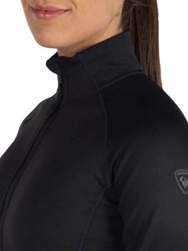 Kurtka damska Rossignol Thin Midlayer czarna
