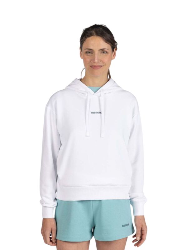 Bluza damska z kapturem Rossignol Waterfall biała