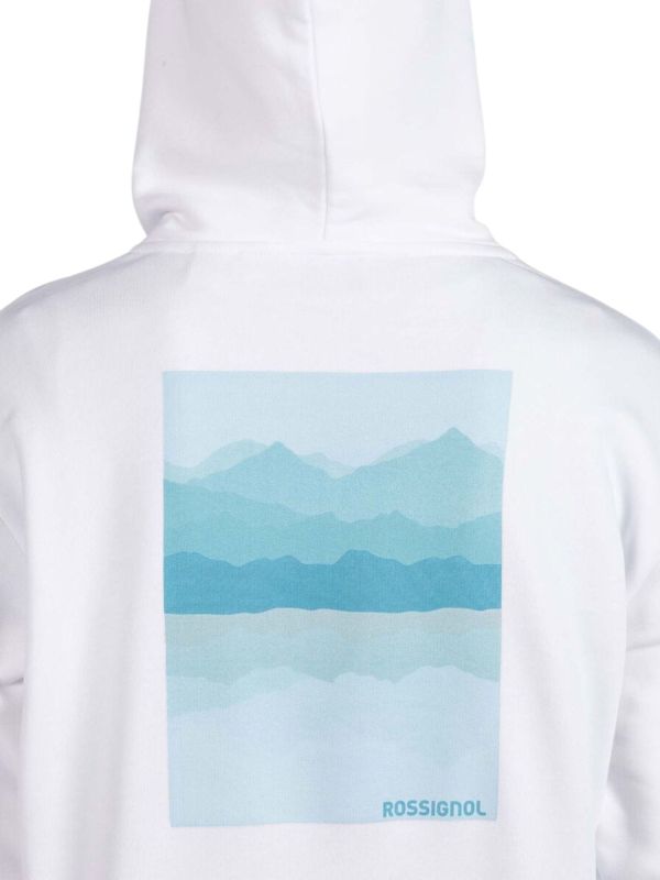 Bluza damska z kapturem Rossignol Waterfall biała