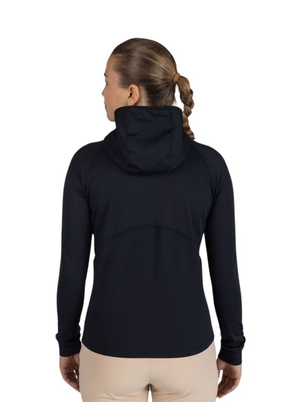 Kurtka damska z kapturem Rossignol Thin Midlayer czarna