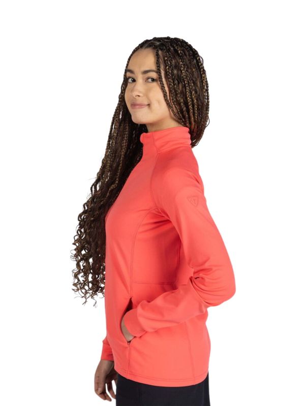 Kurtka damska Rossignol Thin Midlayer różowa