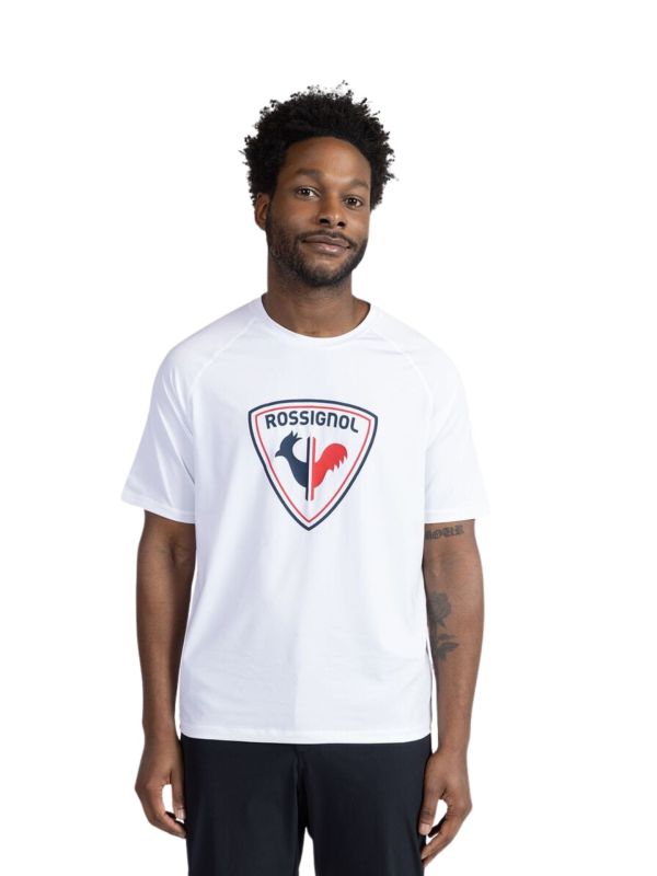 Koszulka męska Rossignol Westweg Shield biała