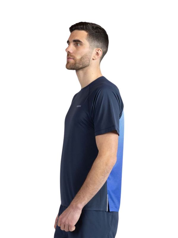 Koszulka do biegania męska Rossignol Sapa granatowa