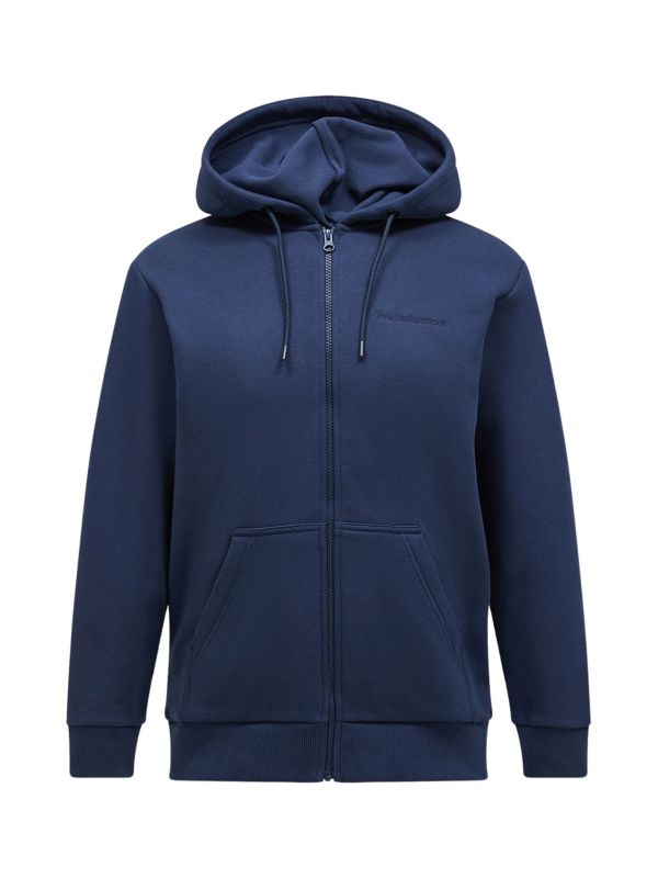 Bluza Peak Performance męska Original Small Logo Zip granatowa