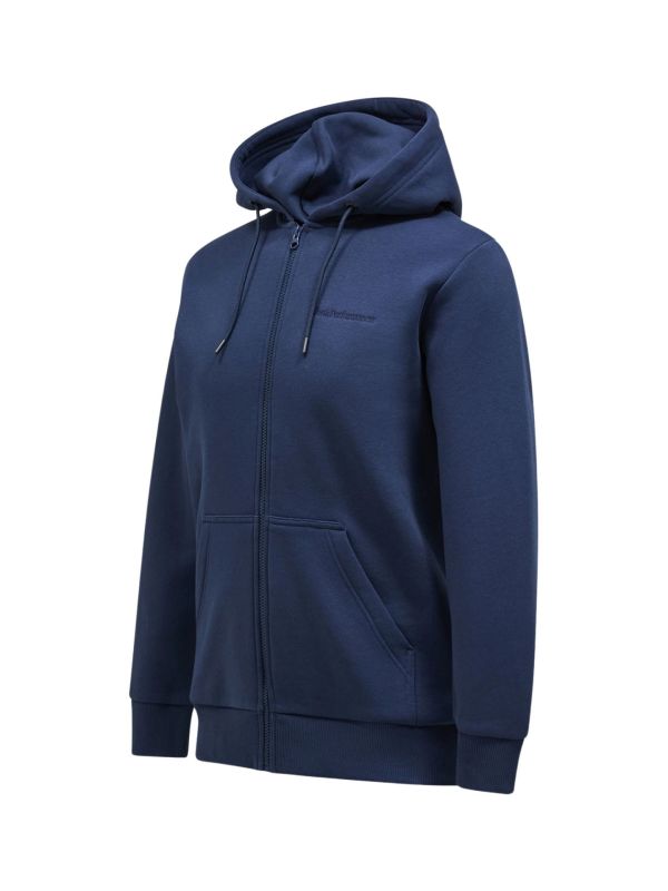 Bluza Peak Performance męska Original Small Logo Zip granatowa