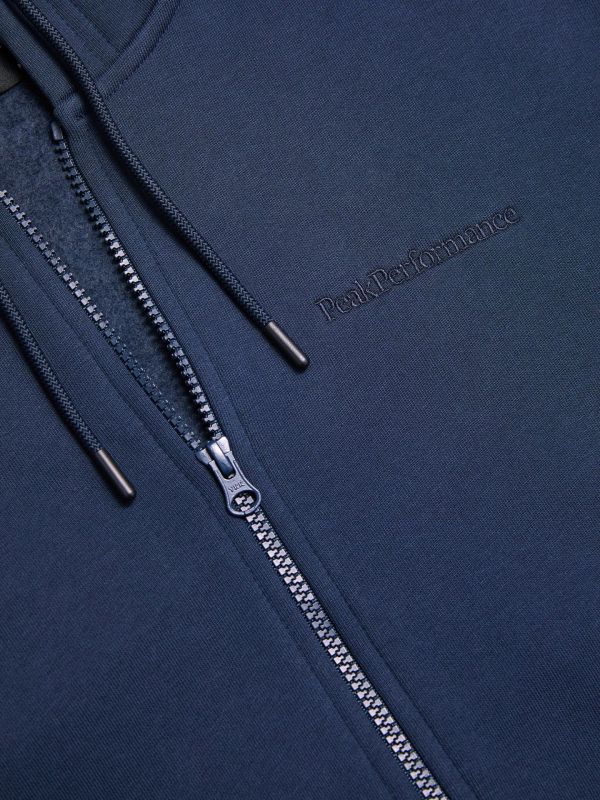 Bluza Peak Performance męska Original Small Logo Zip granatowa