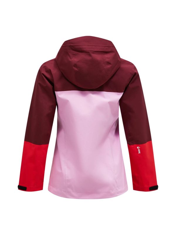 Kurtka Peak Performance damska Trail HIPE® 2.5L Shell różowa