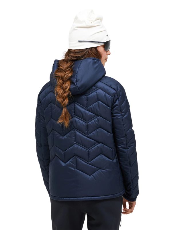 Kurtka Peak Performance damska Elevate Liner Hood granatowa