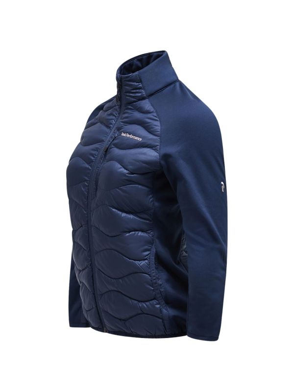 Kurtka Peak Performance damska Helium Down Hybrid Jacket granatowa