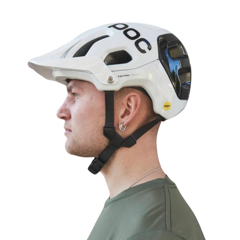 Kask rowerowy POC Tectal Race MIPS biały