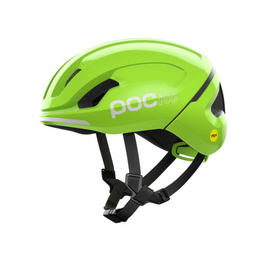 Kask rowerowy dziecięcy POC POCITO Omne MIPS zielony