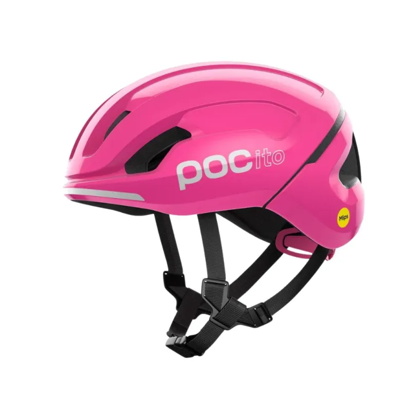 Kask rowerowy dziecięcy POC POCITO Omne MIPS różowy