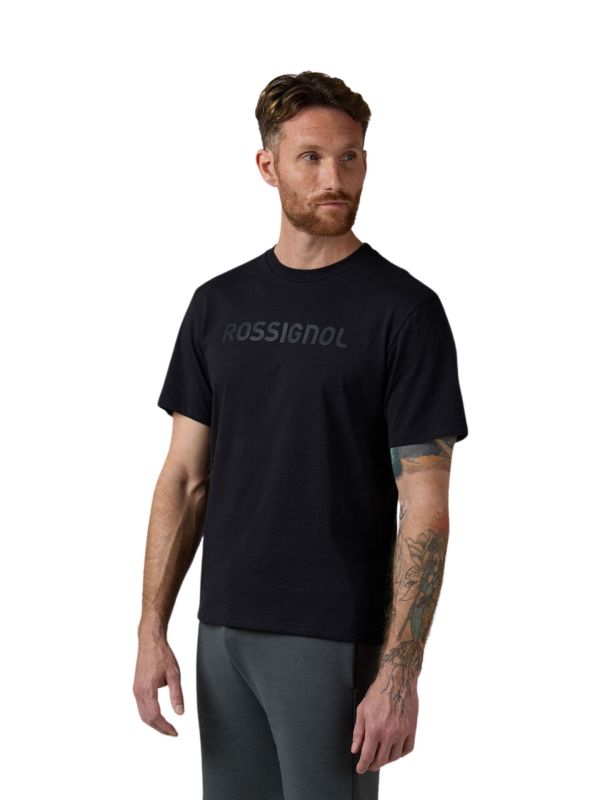 Koszulka męska Rossignol Prarion czarna