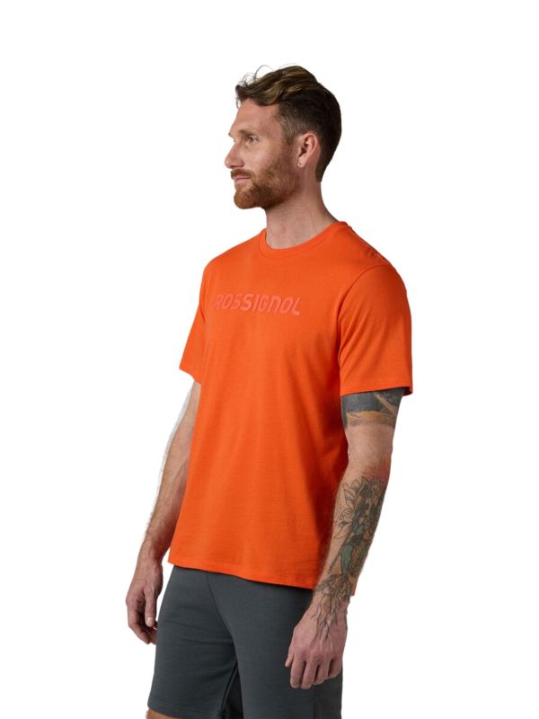 Koszulka męska Rossignol Prarion pomarańczowa