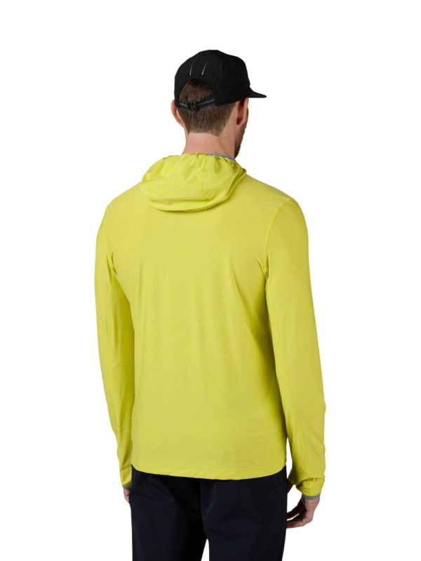 Bluza męska z kapturem Rossignol Westweg Sun żółta