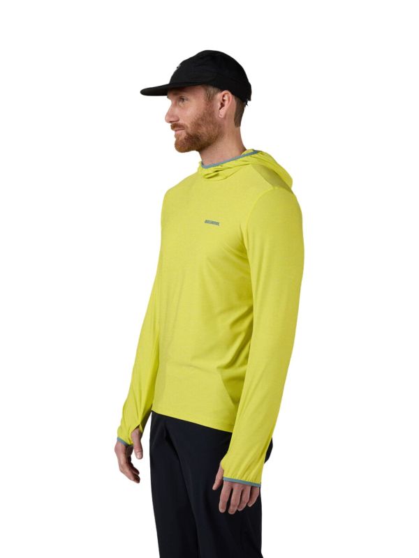 Bluza męska z kapturem Rossignol Westweg Sun żółta