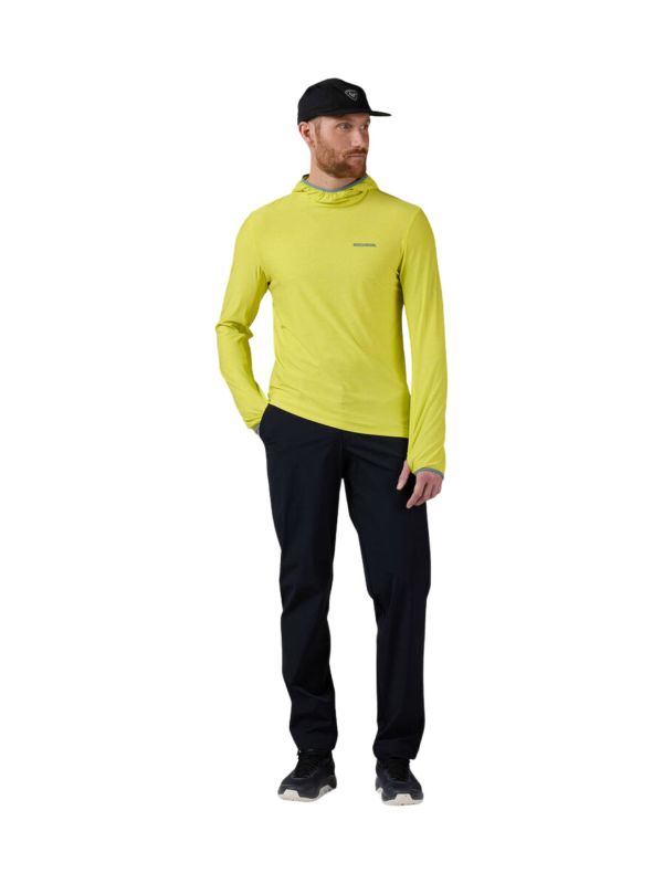 Bluza męska z kapturem Rossignol Westweg Sun żółta