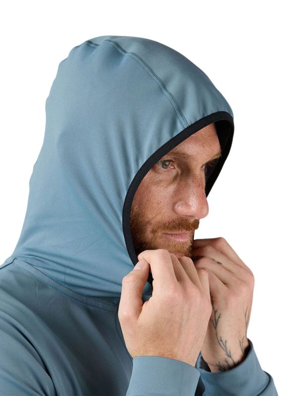 Kurtka męska z kapturem Rossignol Thin Midlayer niebieska