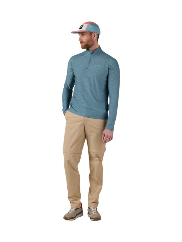 Koszulka męska Rossignol Westweg Half-Zip niebieska