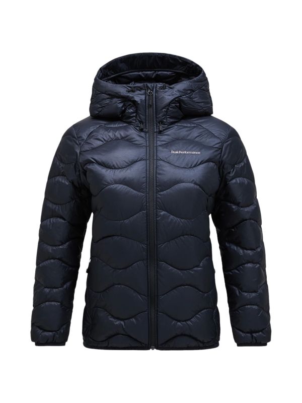 Kurtka Peak Performance puchowa damska Helium Down Hood Jacket czarna