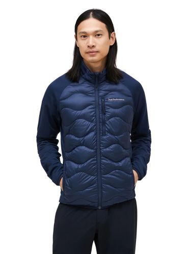 Kurtka Peak Performance puchowa męska Helium Down Hybrid Jacket granatowa