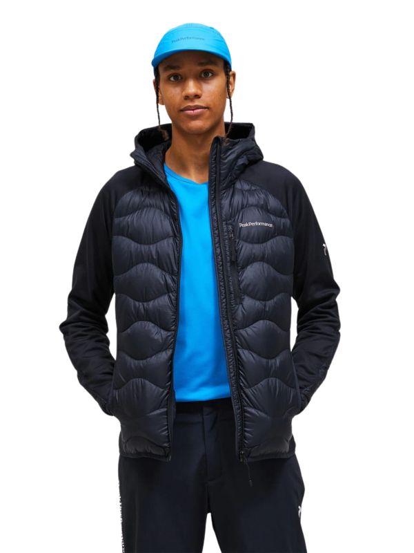 Kurtka puchowa męska Peak Performance Helium Hybrid Down Hood black