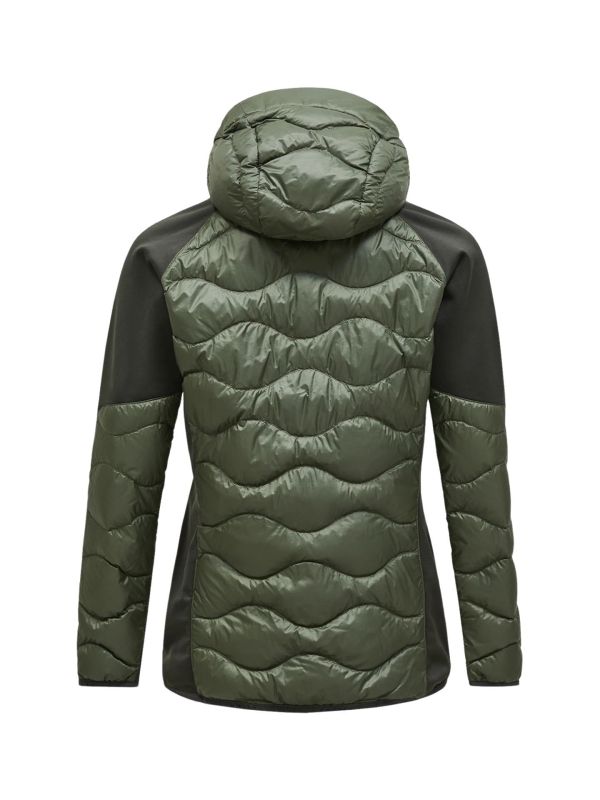 Kurtka puchowa męska Peak Performance Helium Hybrid Down Hood pine needle
