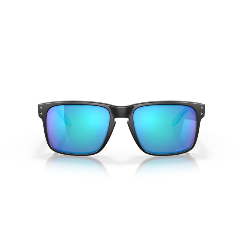 Okulary przeciwsłoneczne Oakley Holbrook matte black/prizm sapphire polarized
