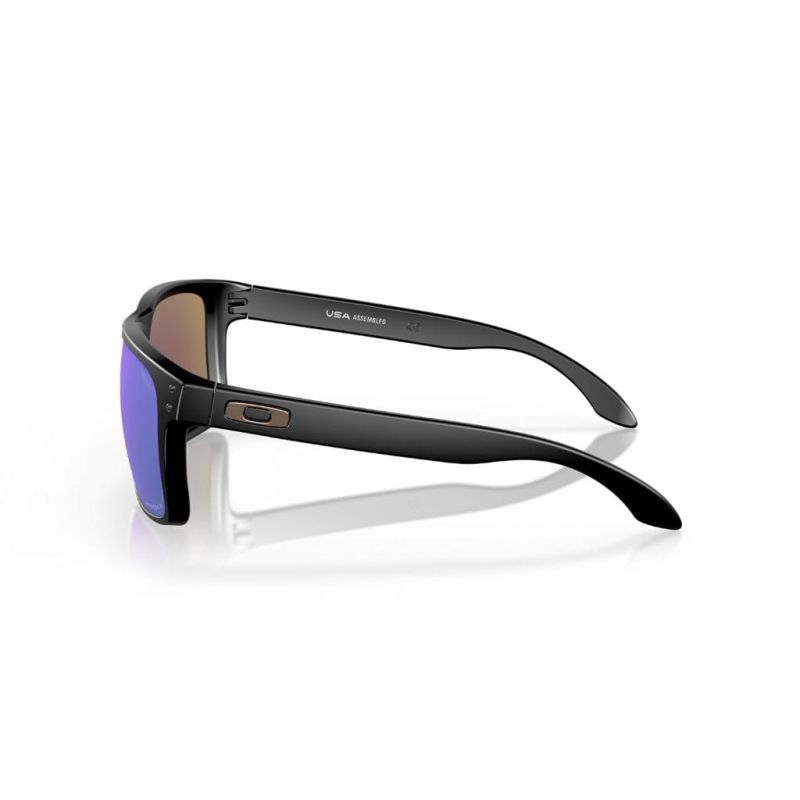 Okulary przeciwsłoneczne Oakley Holbrook XL matte black/prizm sapphire polarized