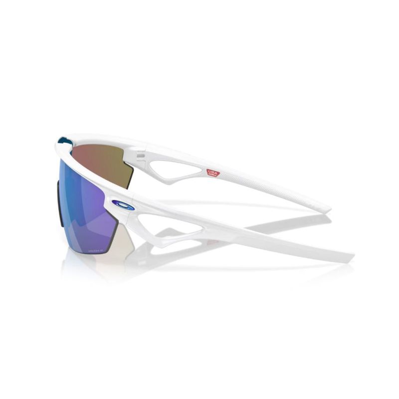 Okulary przeciwsłoneczne Oakley Sphaera matte white/prizm sapphire polarized