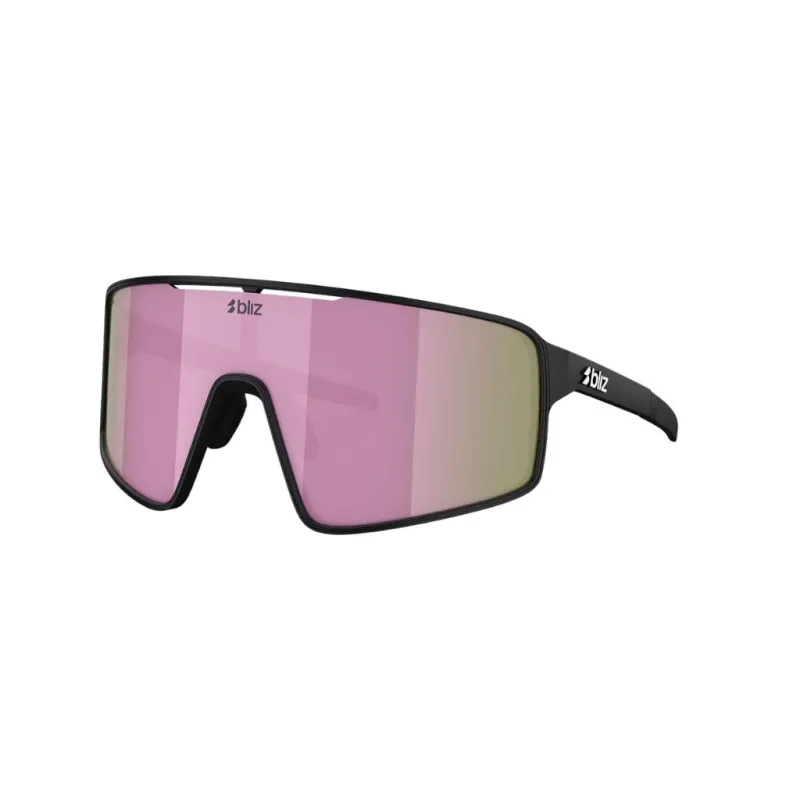 Okulary przeciwsłoneczne Bliz P001 matte black/brown/pink multicolor