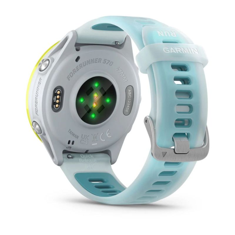 Zegarek Garmin Forerunner® 570 - 47mm - Whitestone/Turquoise