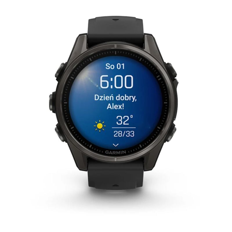 Zegarek Garmin fenix® 8 - 43 mm - Amoled Pebble grey