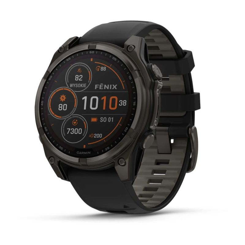 Zegarek Garmin fenix® 8 - 47 mm - Solar - Pebble grey
