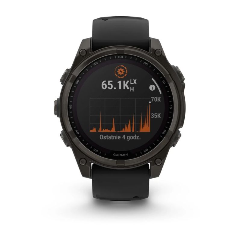 Zegarek Garmin fenix® 8 - 47 mm - Solar - Pebble grey
