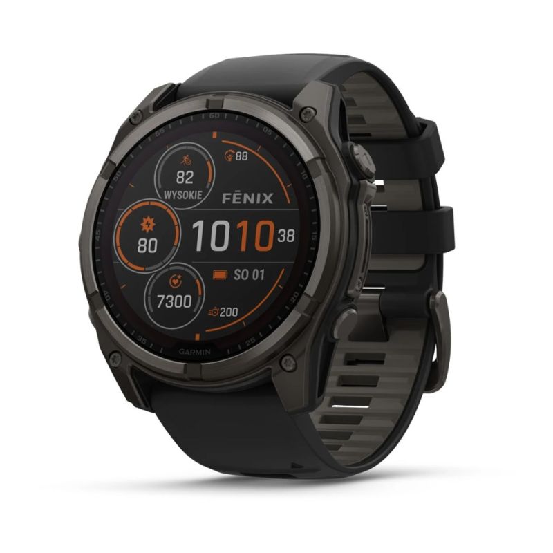 Zegarek Garmin fenix® 8 - 51 mm - Solar - Pebble grey