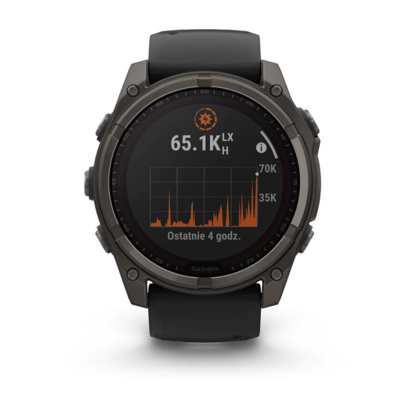 Zegarek Garmin fenix® 8 - 51 mm - Solar - Pebble grey